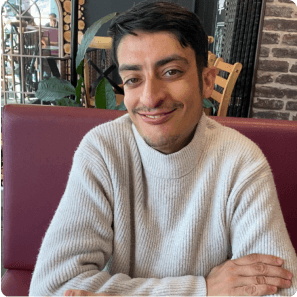 Man smiling
