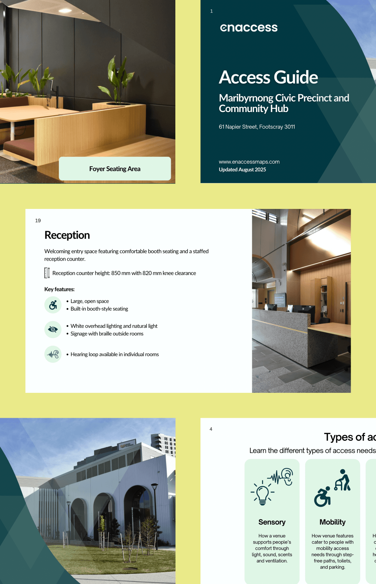 Access Guide preview pages